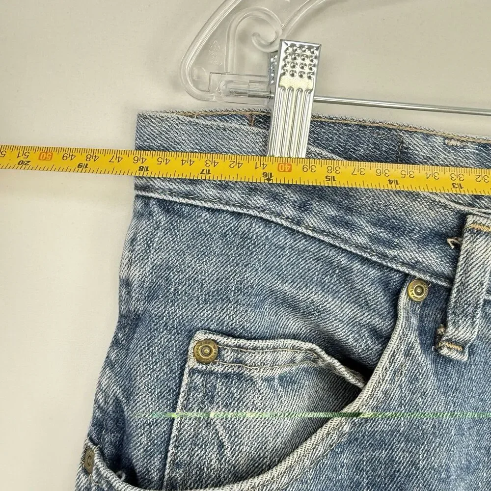 Wrangler Premium Quality Jeans Men 36x34 Blue Denim Straight Leg Cotton Regular